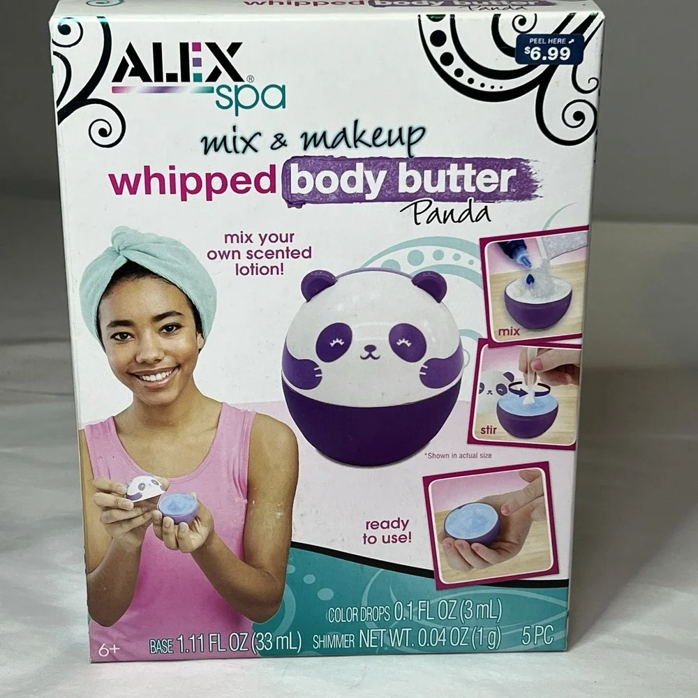 New Alex Spa Body Butter Panda Mix Makeup Kit & Necklace Bracelet Set Girl Gift‎